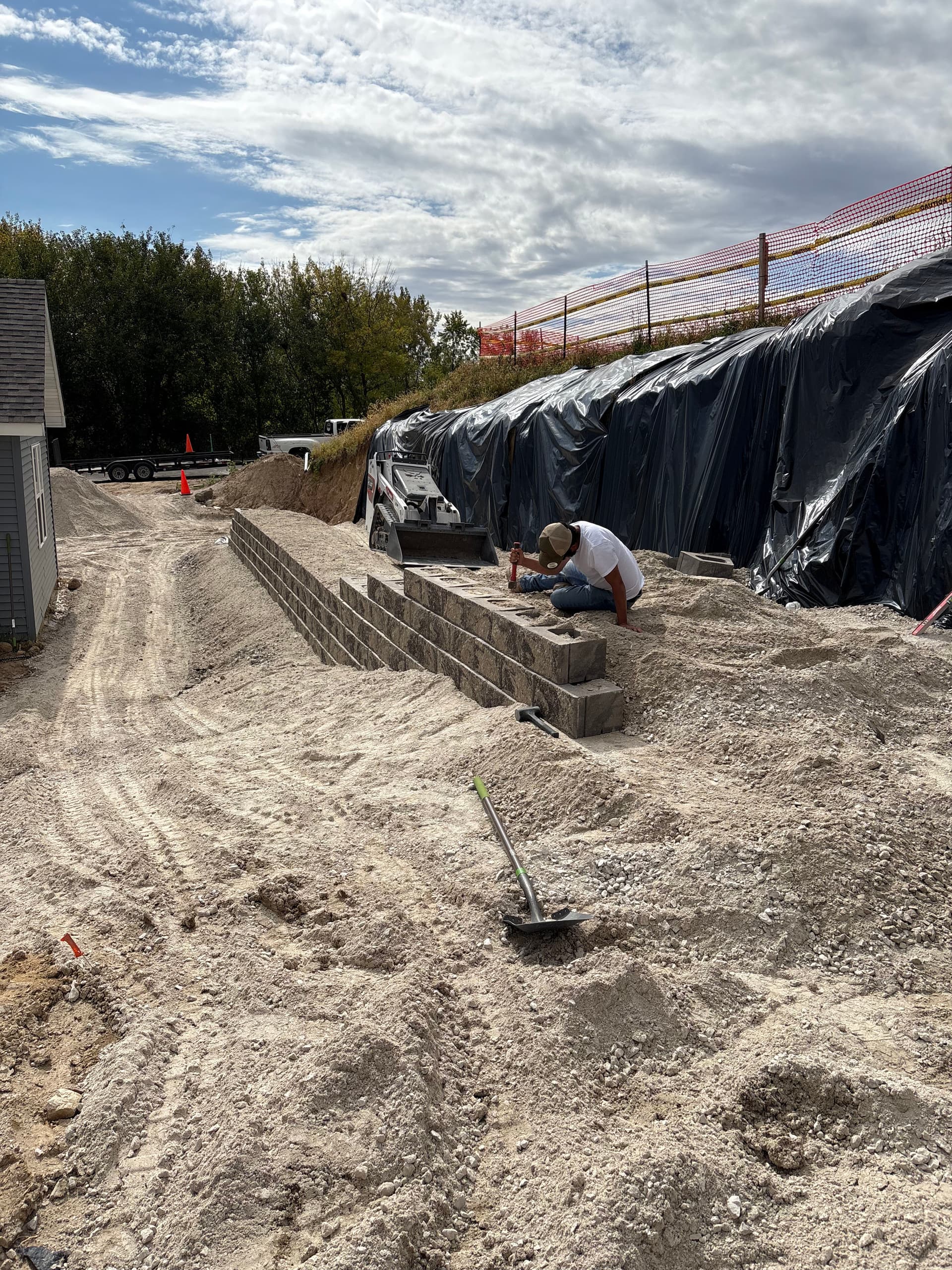 Gallery photos for Retaining Wall Project in Morris: Image #2