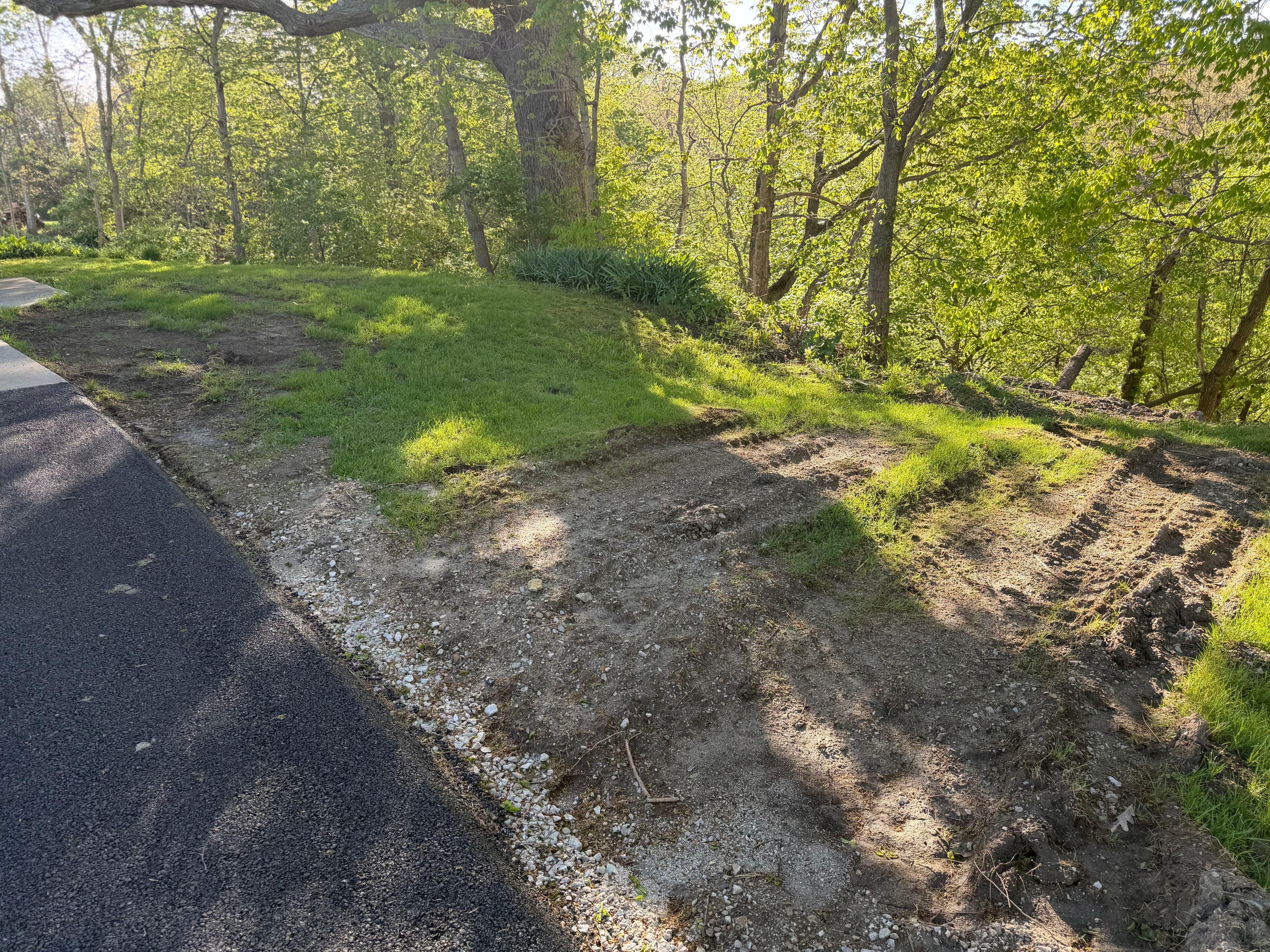 Project Backfill and Regrade After New Asphalt Driveway Installation image
