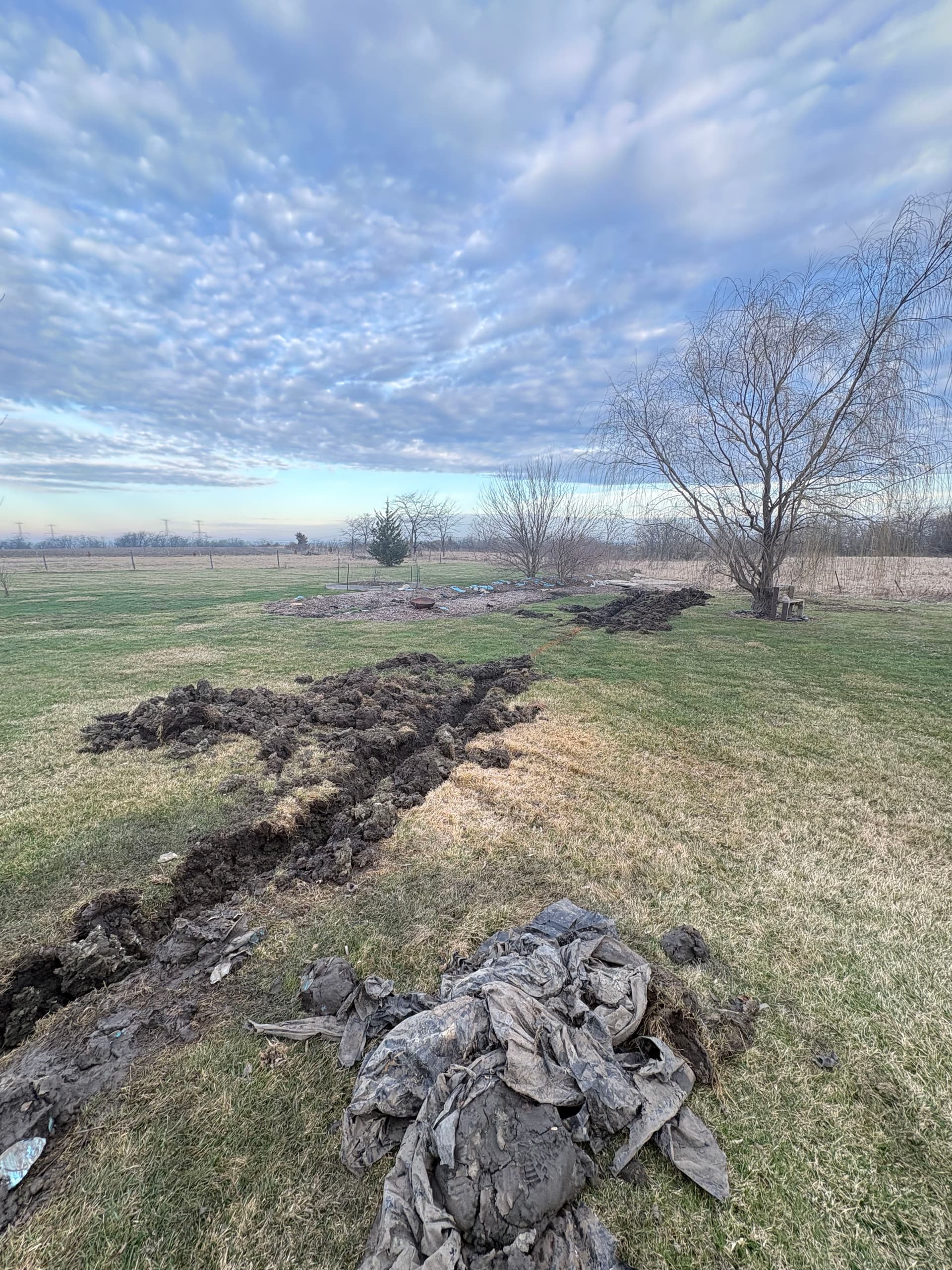 Efficient Drainage Installation at Local Residence