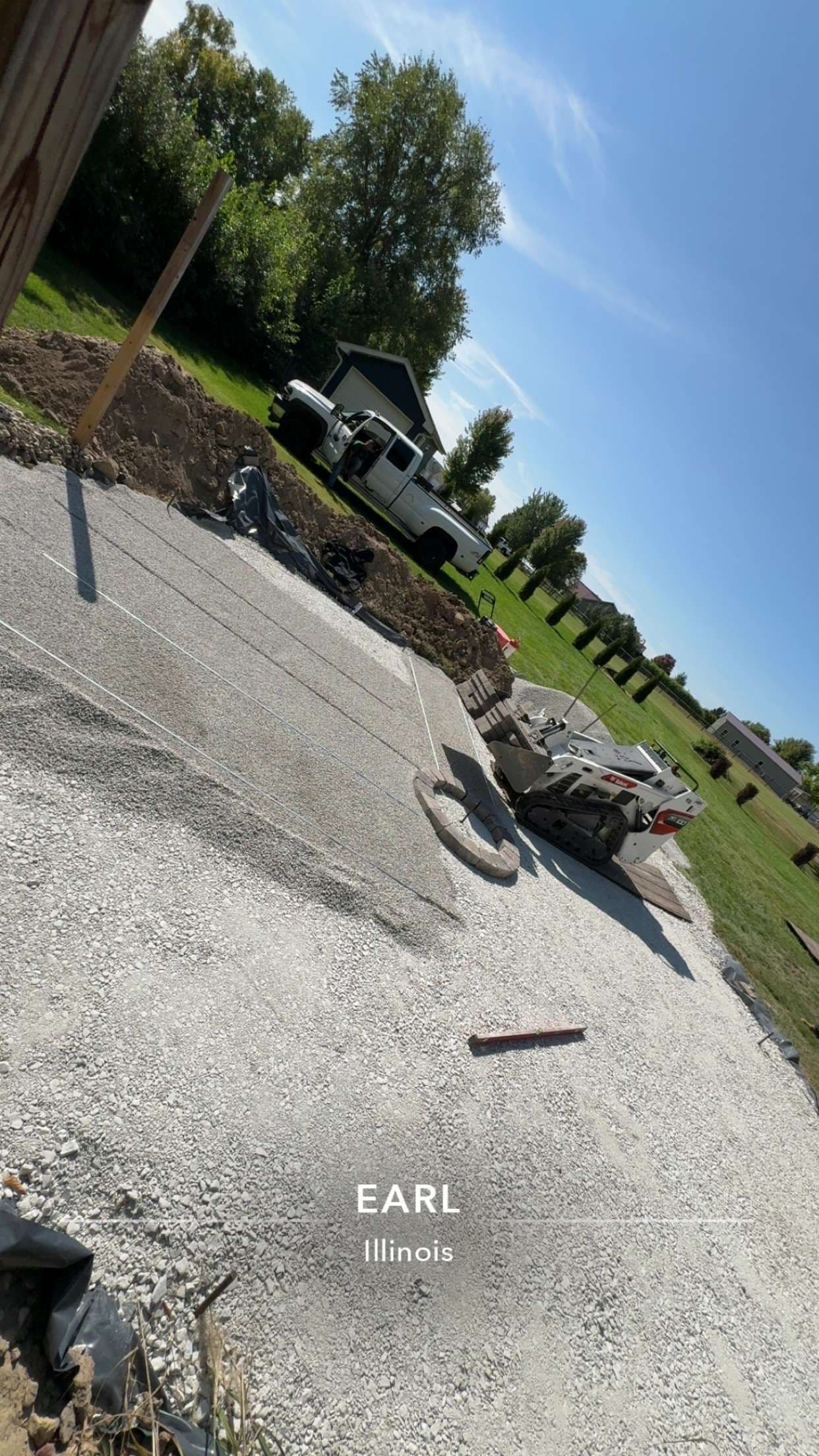 Fire Pit Patio Installation in Earlville