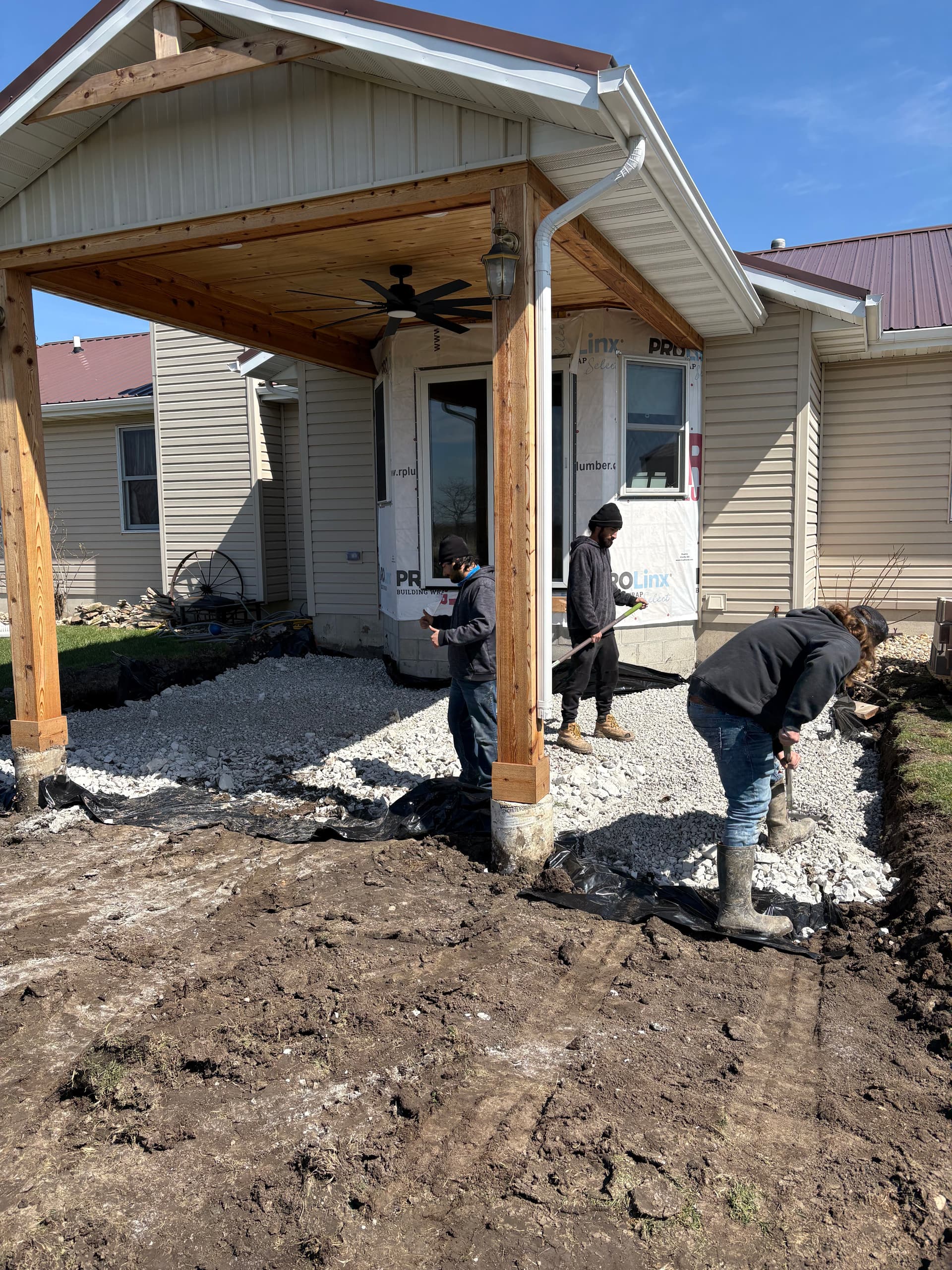 Gallery photos for Smooth Patio Progress with Expert Foundation Excavation: Image #1