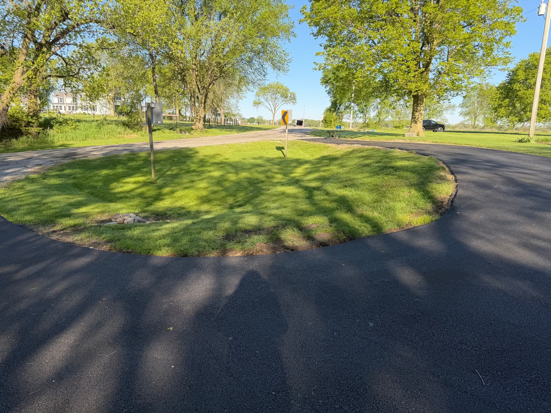 Gallery photos for Backfill and Regrade After New Asphalt Driveway Installation: Image #2
