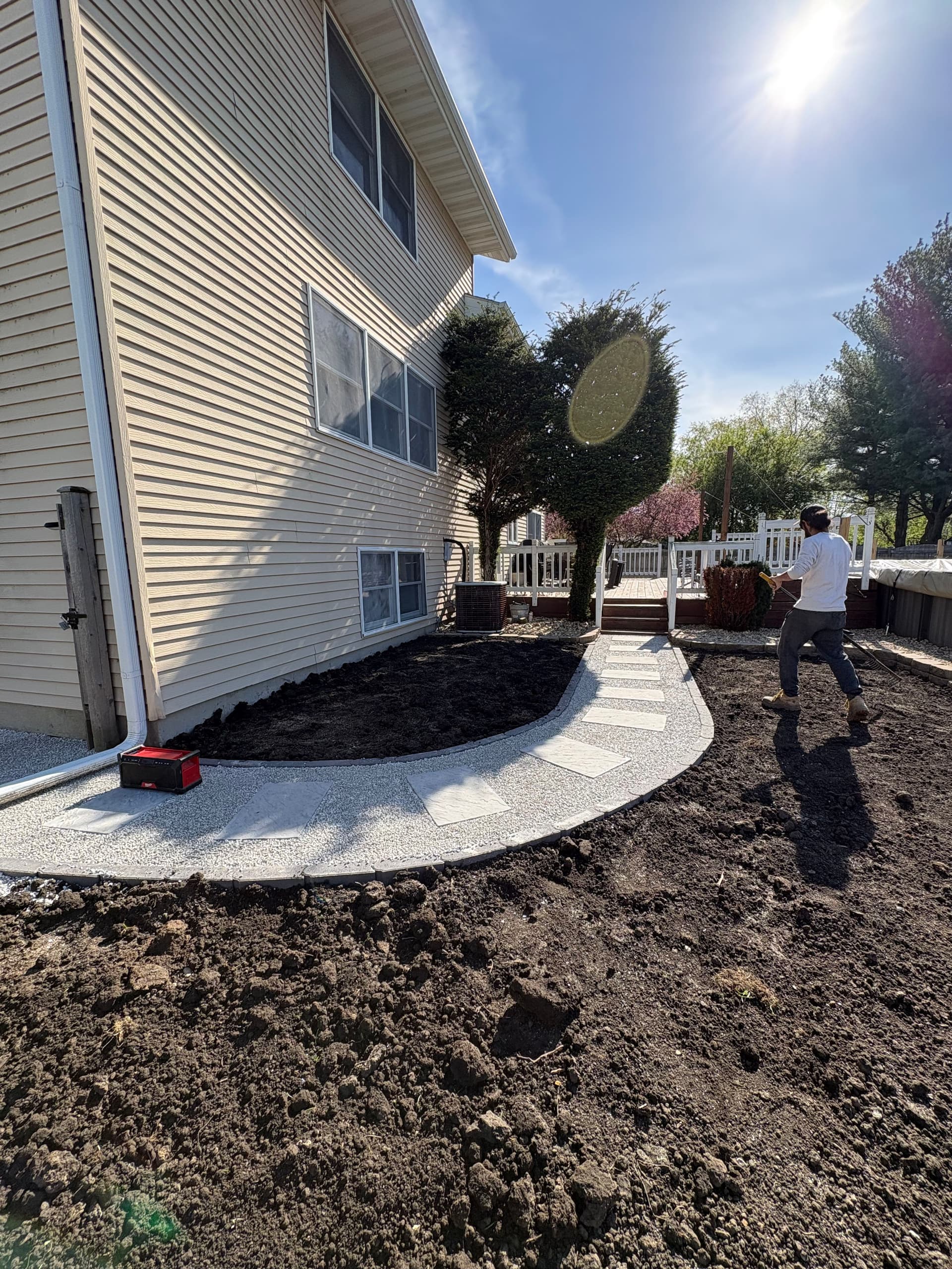 Gallery photos for Backyard Grading and Walkway Installation Done Right: Image #6