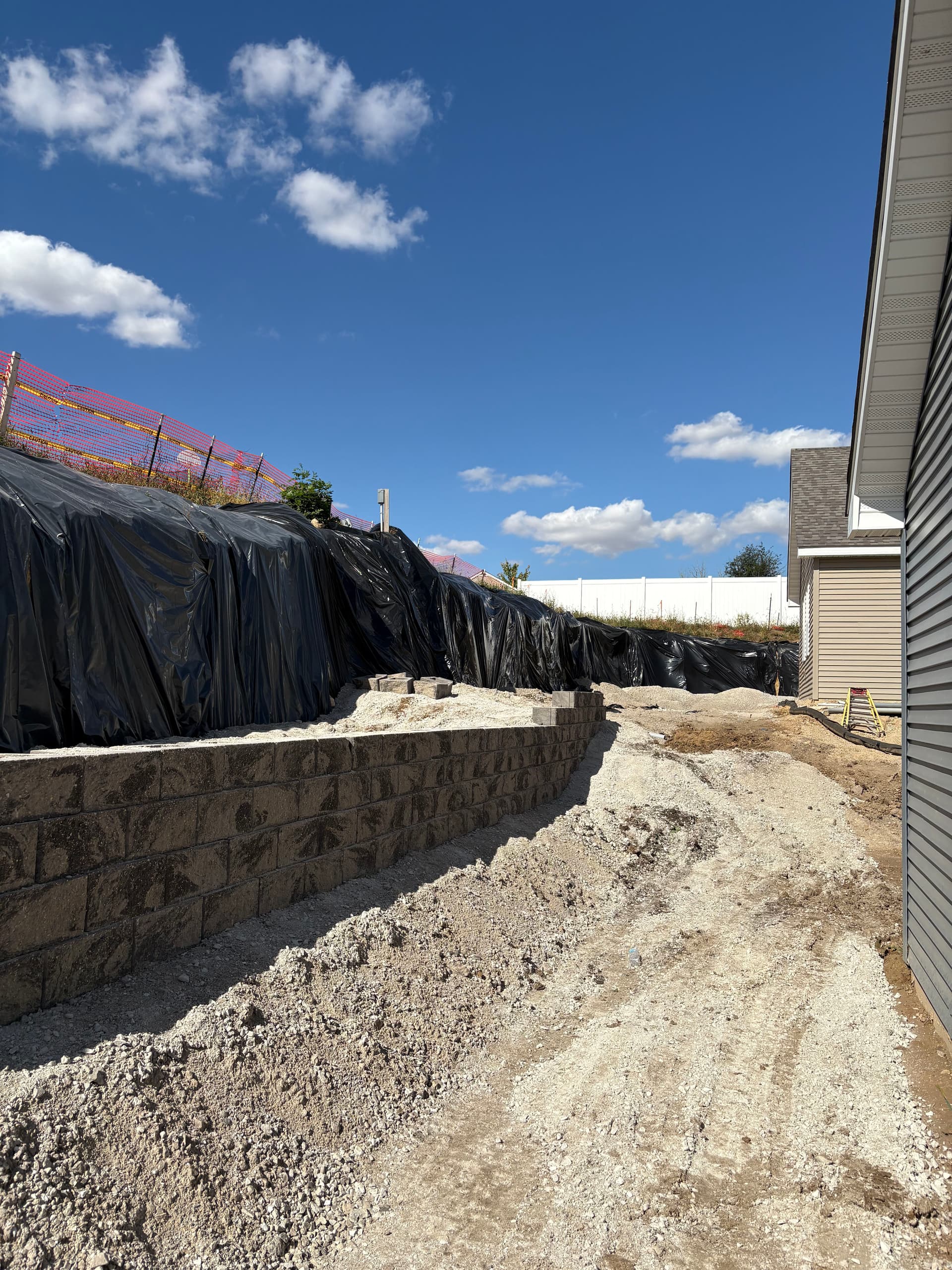 Gallery photos for Retaining Wall Project in Morris: Image #1