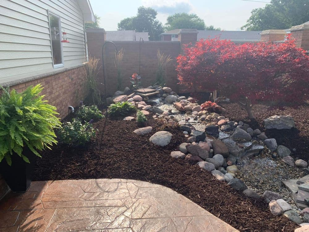 Gallery photos for Backyard Pond Transformation in Troy Grove IL: Image #5