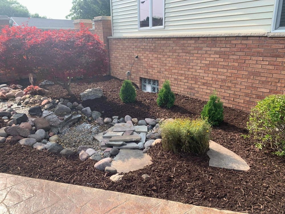 Gallery photos for Backyard Pond Transformation in Troy Grove IL: Image #8