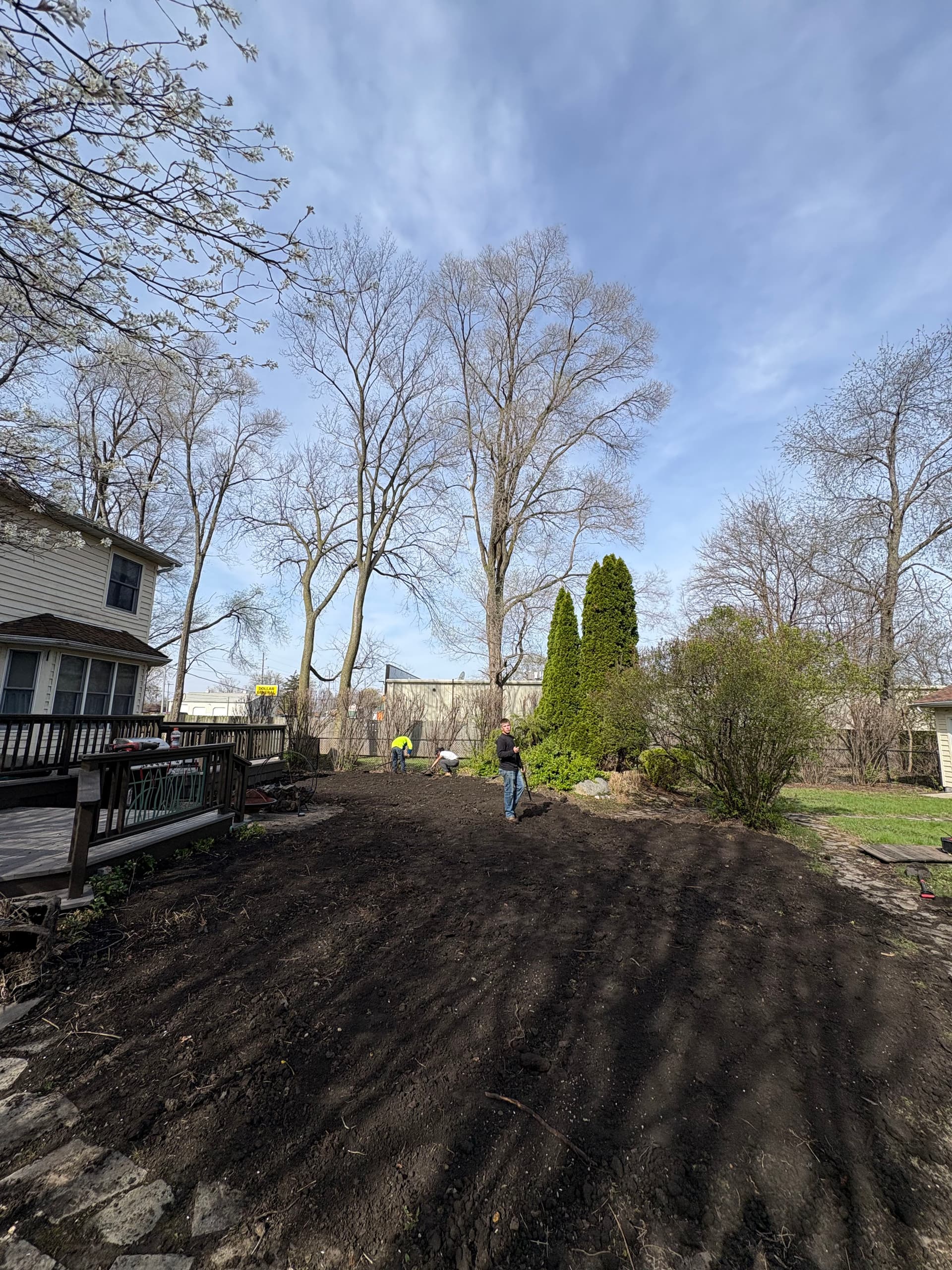 Gallery photos for Old Backyard Pond Torn Out and Filled for a Clean Slate: Image #2