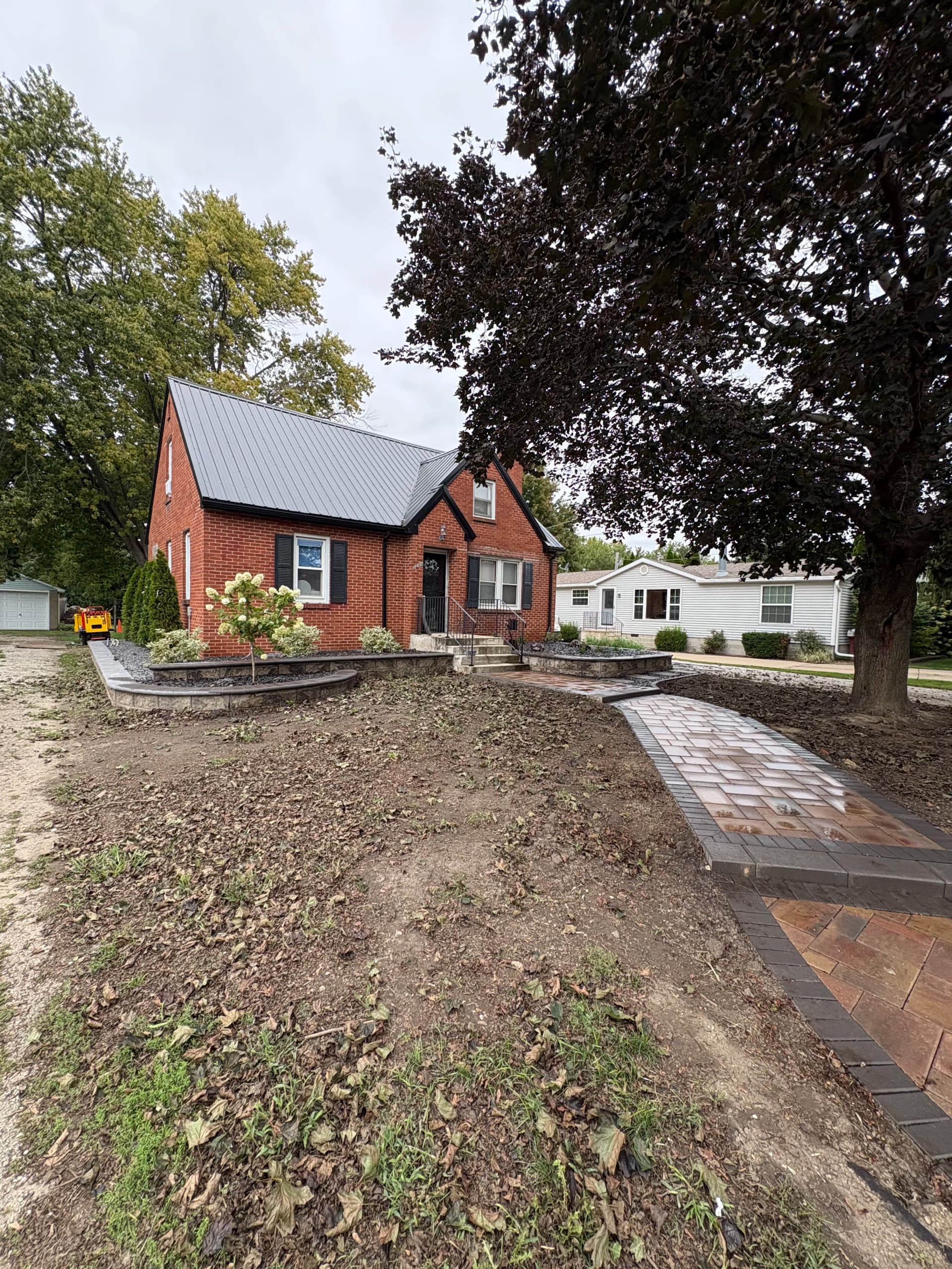 Gallery photos for Paver Walkway and Retaining Wall Upgrade on a Brick Home: Image #8